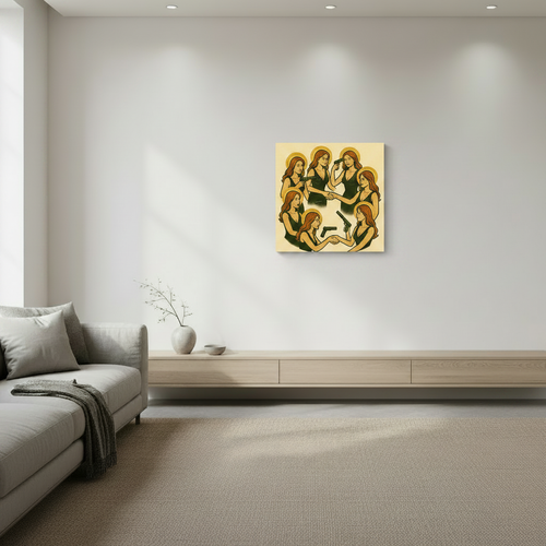 Divine Justice and Silent Vows - Canvas Mockup