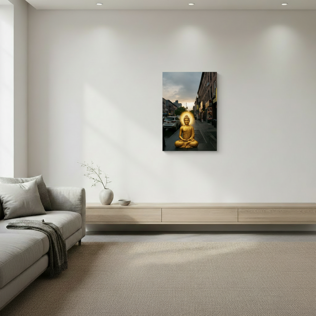 Rush Hour Enlightenment - Canvas Mockup